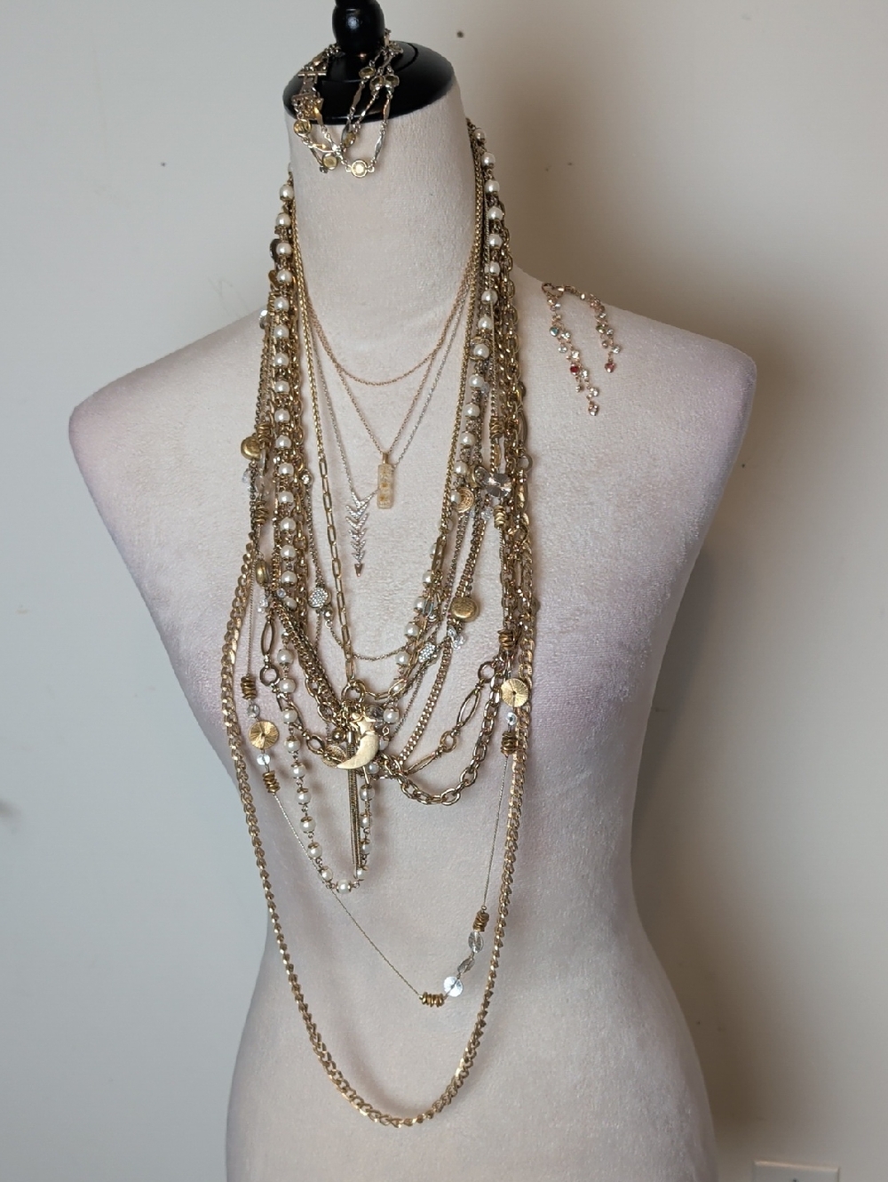 Celestial Boho Layered Necklace Collection – 11 Piece Curated Jewelry Set - Picture 2 of 16